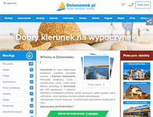 Tablet Screenshot of dziwnowek.pl